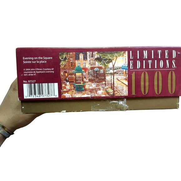 RoseArt Puzzle Cafe Montmartre 1000 Pieces Jigsaw Limited Edition 2004 Vintage - Picture 7 of 10